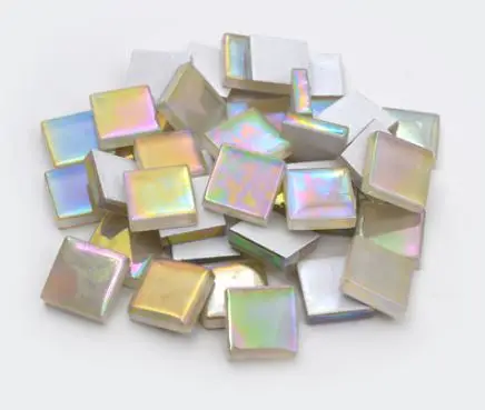 Коллекция 100 плитка для мозаики творчества квадратная стеклянная мозаичная