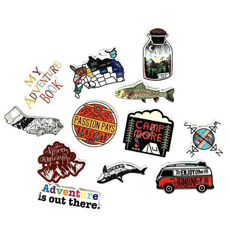 65 шт наслаждаться на открытом воздухе в стиле граффити наклейки