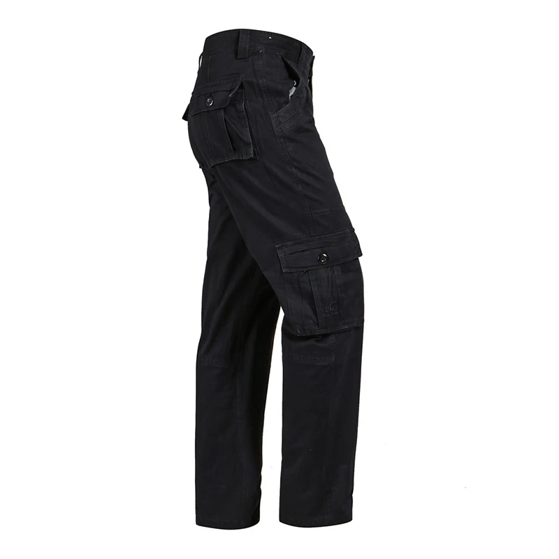 Человек с карманами камуфляжные брюки-карго гульфик на молнии модные штаны