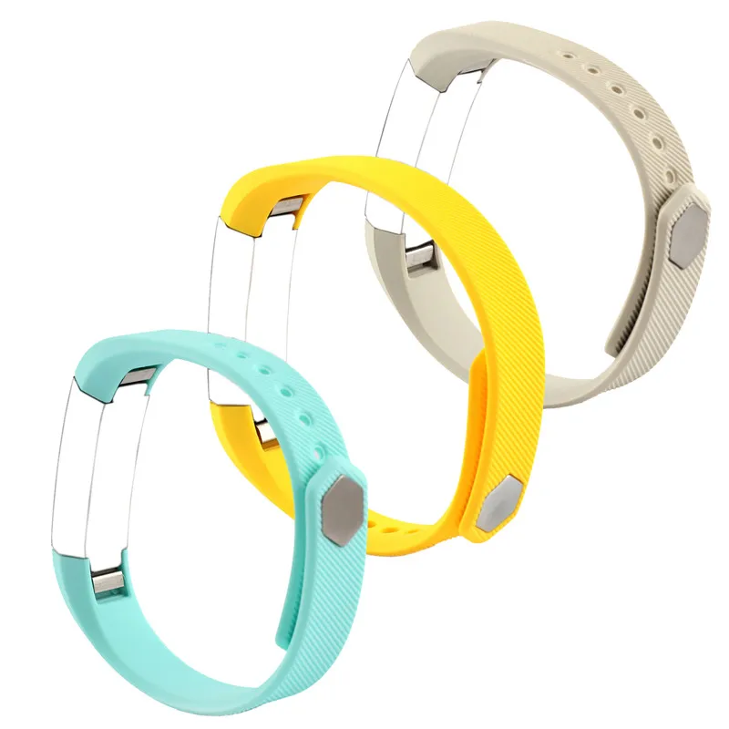 Bemorcabo роскошный силиконовый для часов Ремешок Для Fitbit Alta мягкий сменный браслет с