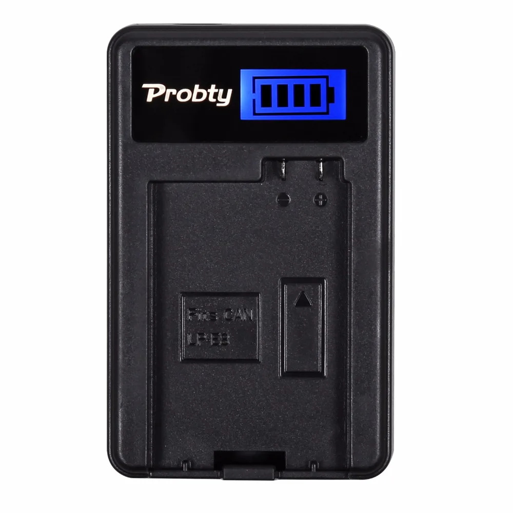 

Зарядное устройство Probty LP-E8 LP E8 LPE8 LCD USB для камеры Canon EOS Rebel T2i T3i T4i T5i EOS 550D EOS 600D EOS 650D EOS 700D