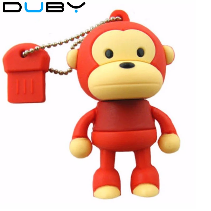 DUBY USB флэш накопитель милые обезьянки из мультфильма 4 ГБ 8 оперативной памяти 16 Гб