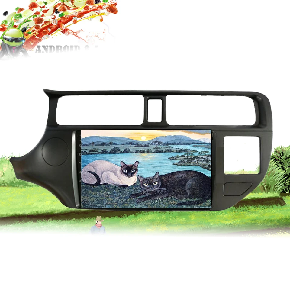 2G RAM 32G ROM 9 дюймов android 10 0 автомобильный dvd-плеер для KIA rio K3 2012-2016 аудио радио
