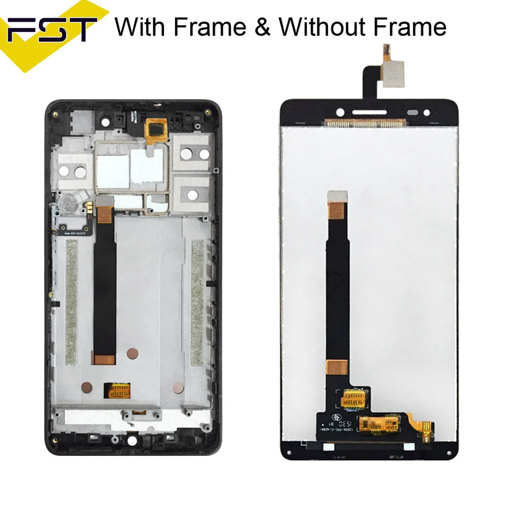 For BQ Aquaris M5.5/BQ Aquaris M2017 LCD Display With Touch Screen Digitizer Assembly With Frame For BQ M5.5 LCD Panel Tactil