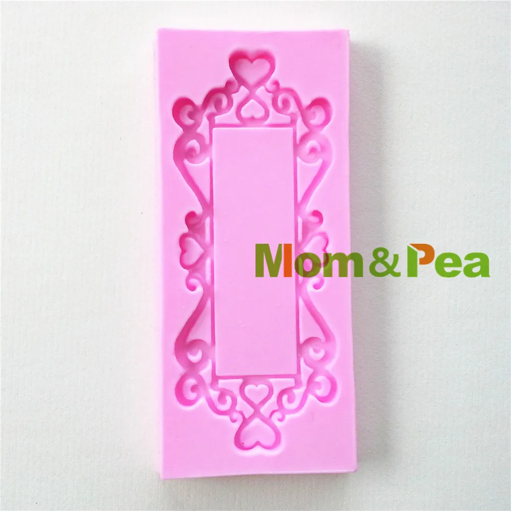 Силиконовая форма в форме сердца Мама и горох 0792