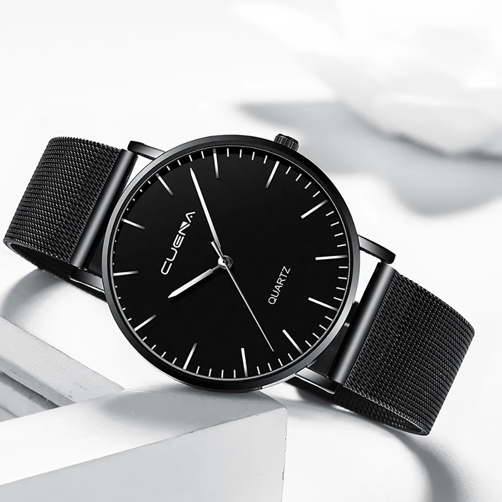 Luxury Watches Quartz Watch Stainless Steel Dial Casual Bracele mens watches top brand luxury 2019 | Наручные часы
