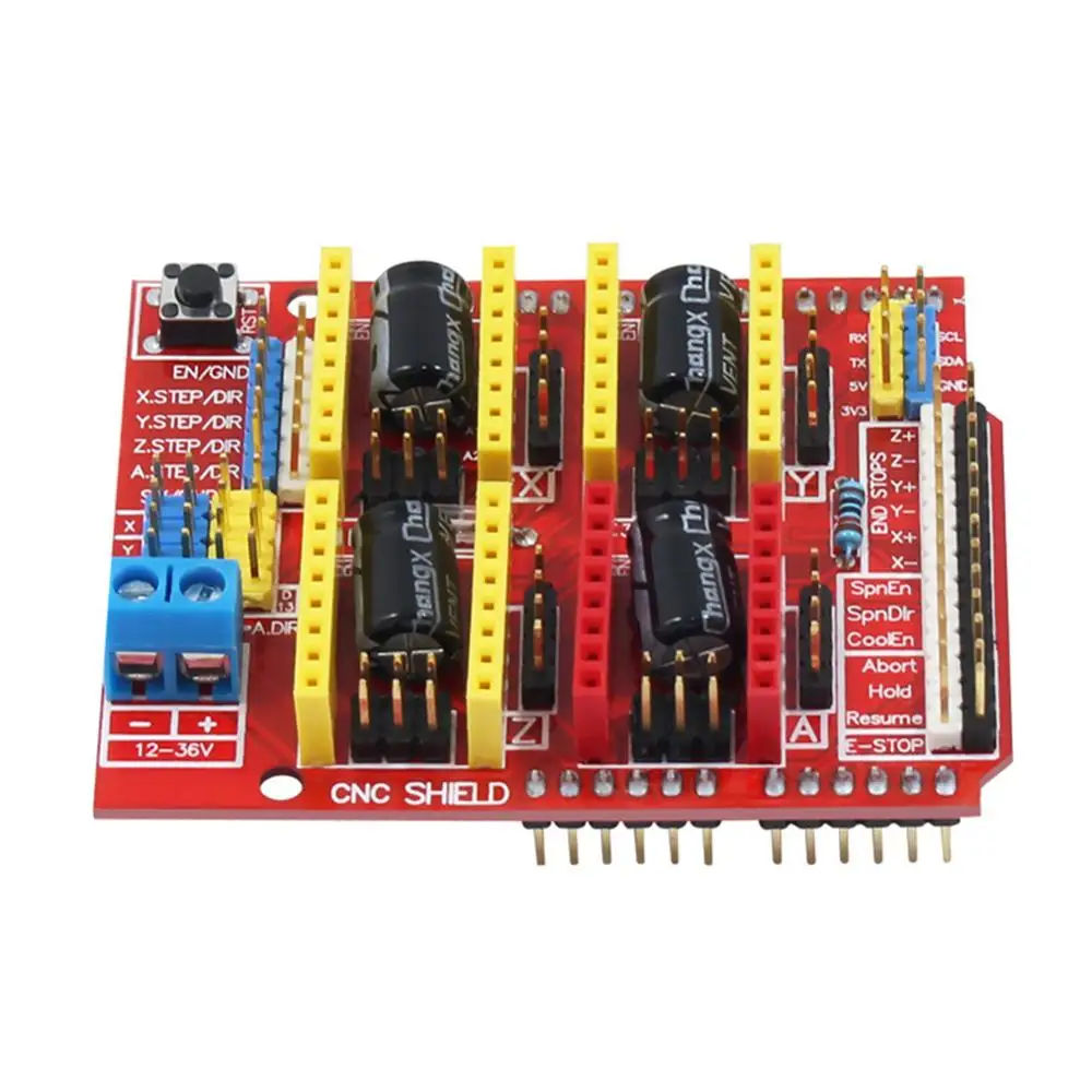 

Cnc Shield V3 Engraving Machine / 3D Printer / A4988 Driver Expansion Board For Arduino
