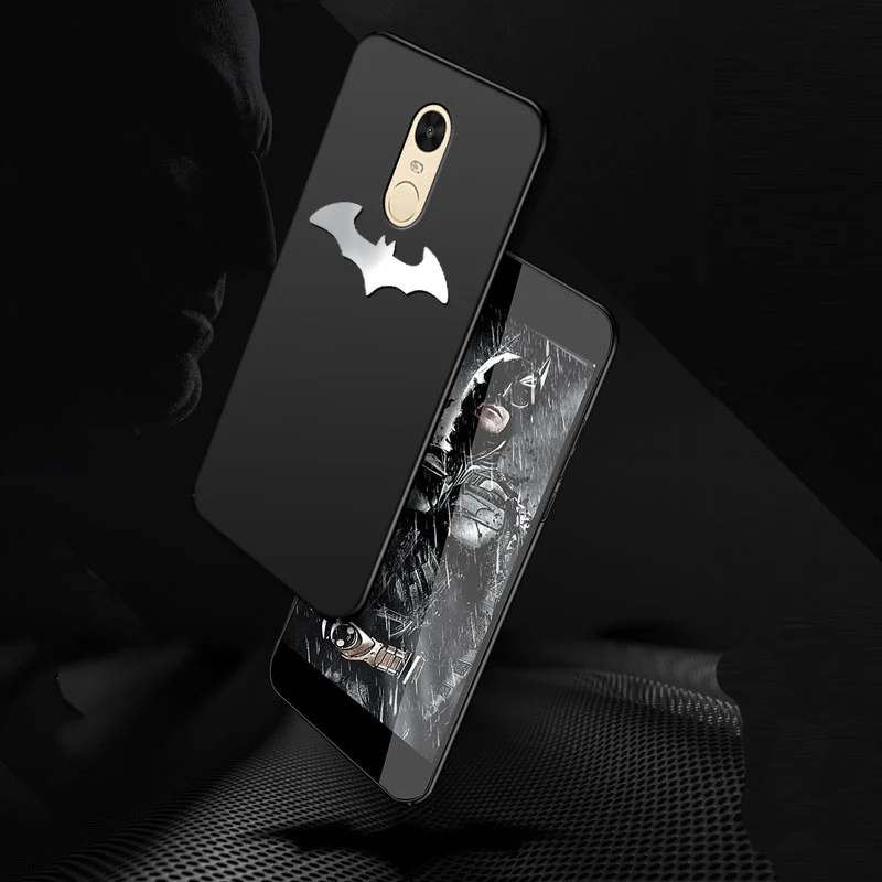 Жесткий ПК чехол Roc Joan Batman для Xiaomi Redmi Note 8 Pro 7 7A K20 4X 4 5 Plus 6 6A 5A S2 Go Матовый
