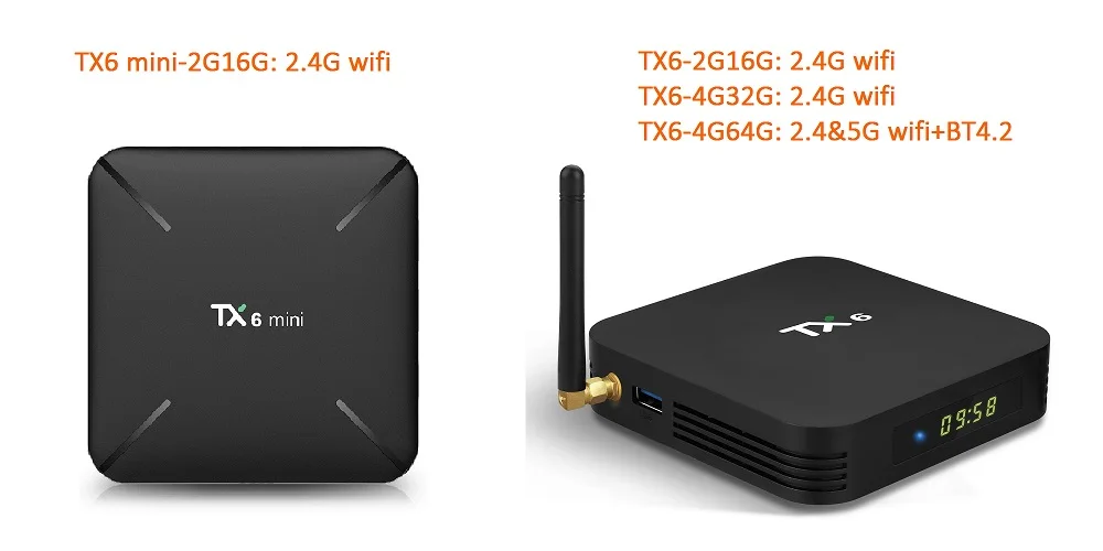 TX6 Android 9,0 Android tv box 4 Гб 64 Гб Allwinner H6 четырехъядерный Wifi HDR 4K Tanix 4 ГБ 32 ГБ медиаплеер TX6mini 2G 16G