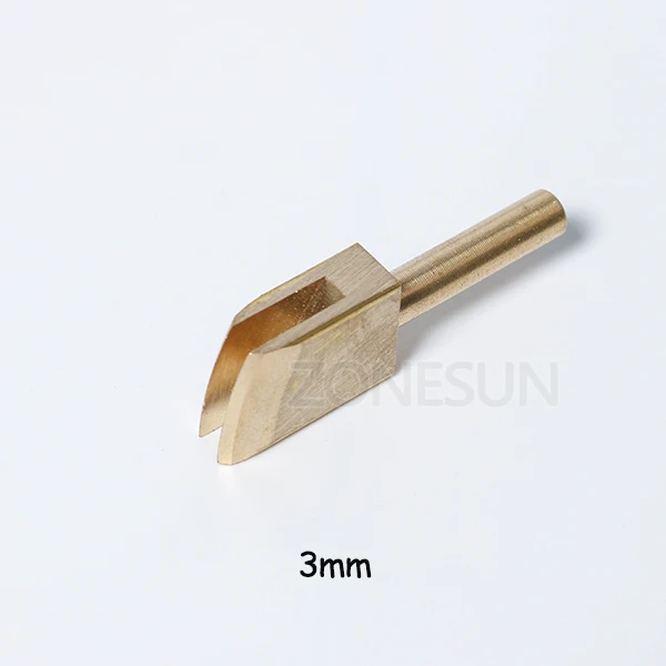 3mm width ZONESUN 10 шт. одна линия 1-8 мм кожаный край для герметизации DIY инструмент латунь паяльник край маркировки кожевенное ремесло инструмент embosser - Цвет: 3mm width