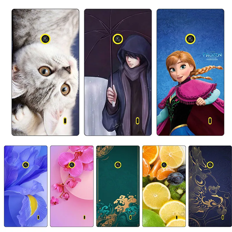 Милый Модный цветочный чехол для Nokia Lumia 520 521 525 526 чехлы с рисунком телефона Fundas