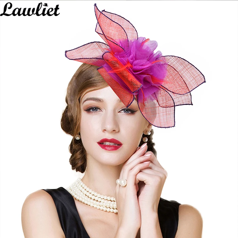 10 шт. Женская Вуалетка шт.|fascinator hats|sinamay hatswomen fascinators |