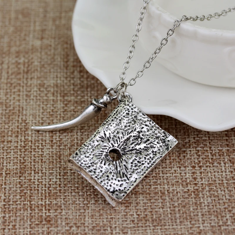 Ожерелья с подвесками в виде дневника Tom Riddle квадратные модные мужские ювелирные