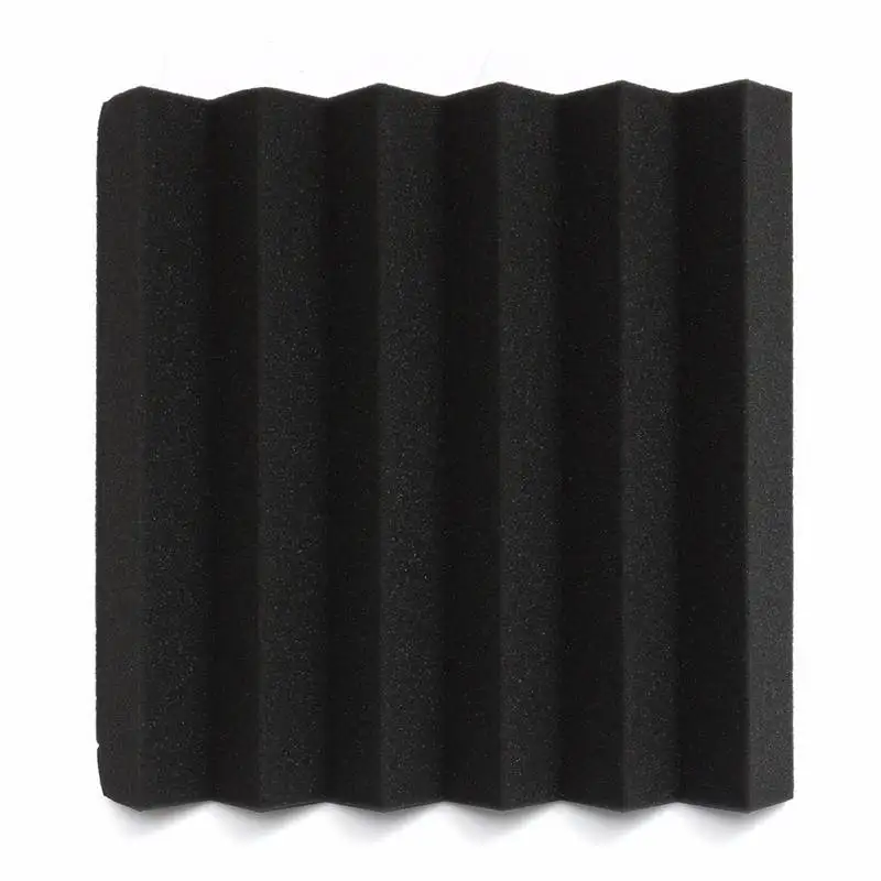 MTGATHER 6 шт. 12x12x1 Клин акустическая студия губка звукоизоляция пены стены плитки пирамиды студия пены губка