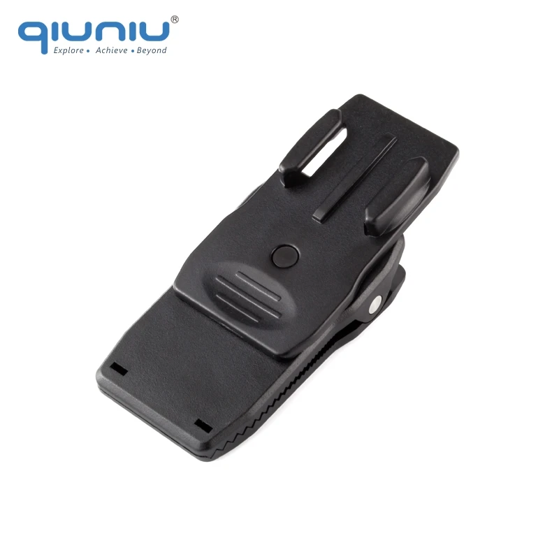 QIUNIU вращающийся на 360 градусов зажим для рюкзака шляпы GoPro Hero 3 + 4 5 6 SJ4000/5000 Xiaomi Yi