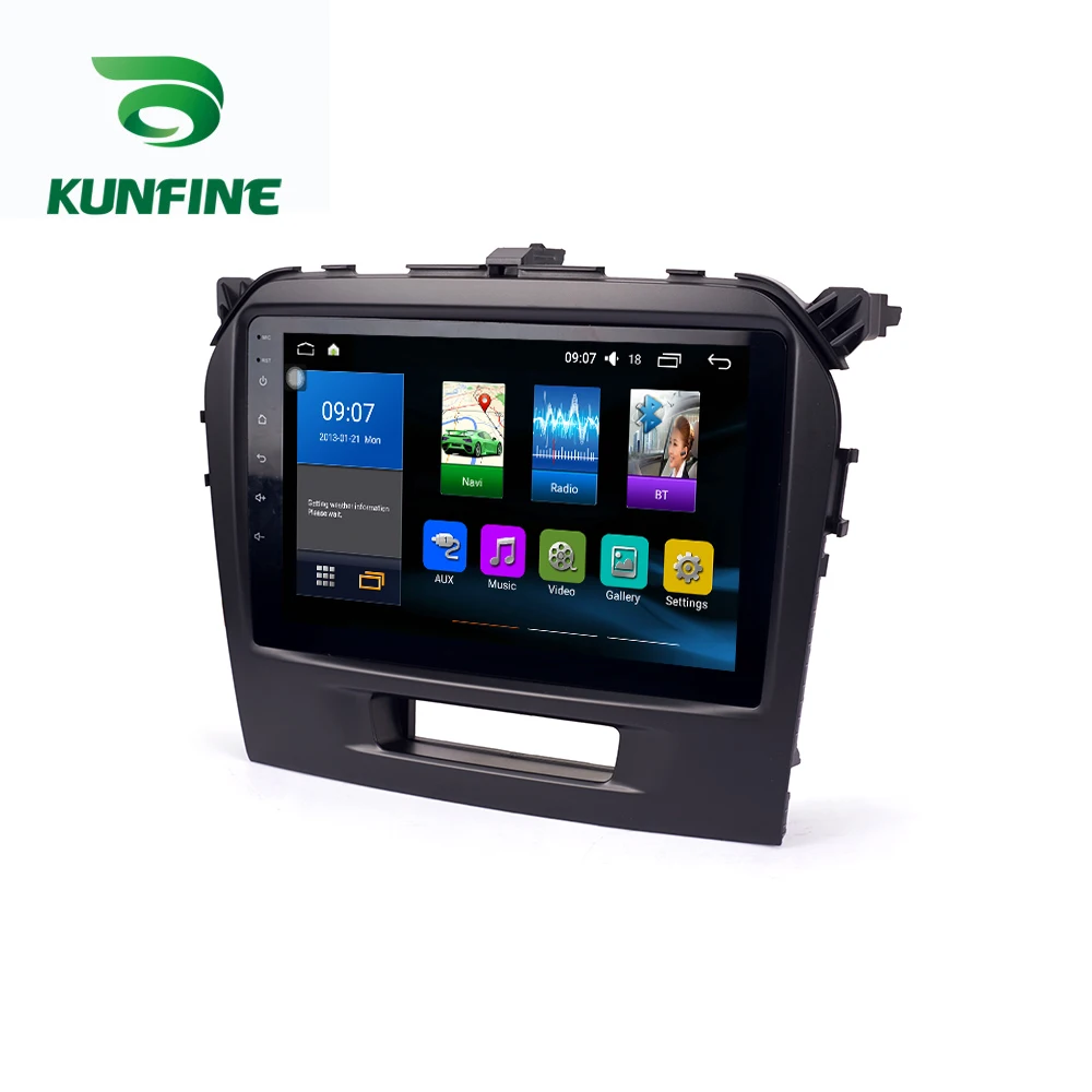 Восьмиядерный 1024*600 Android 10 0 автомобильный DVD GPS навигационный плеер Deckless стерео