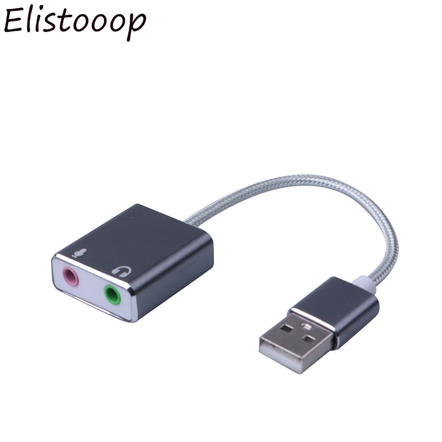 7 1 внешняя звуковая карта USB 3D с разъемом 3 5 мм аудиоадаптер для наушников