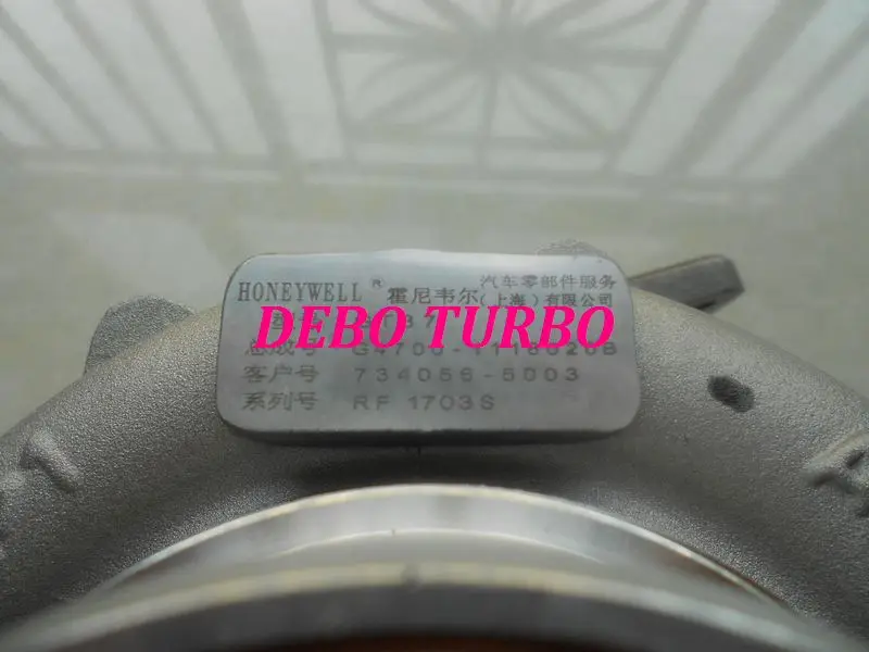 Турбокомпрессор GT3782 734056 5003S для Yuchai YC6112ZLQ 6G270 20 7 8 л 199 кВт|Турбонагнетатели и