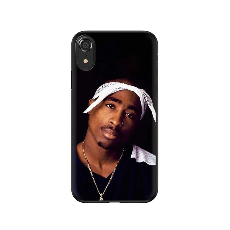 2Pac Tupac Amaru Shakur мягкий чехол для телефона iPhone 5 5S 6 6S Plus 7 8 Plus X XR XS 11 Pro Max - Цвет: B12