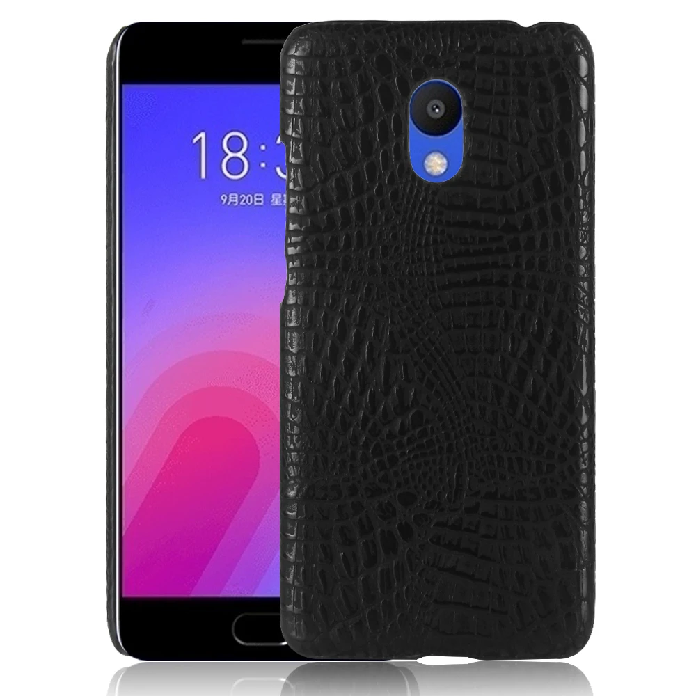 Чехол для телефона Meizu M6 роскошный защитный чехол из крокодиловой кожи PU |