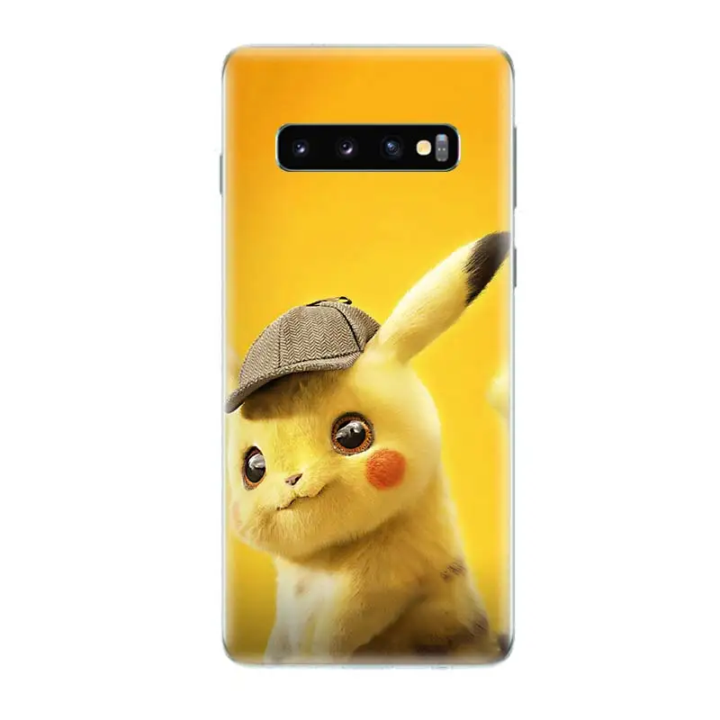 Пикачу кино модный художественный чехол для телефона samsung Galaxy S9 S8 A6 A8 Note 9 8 S7 S6 край