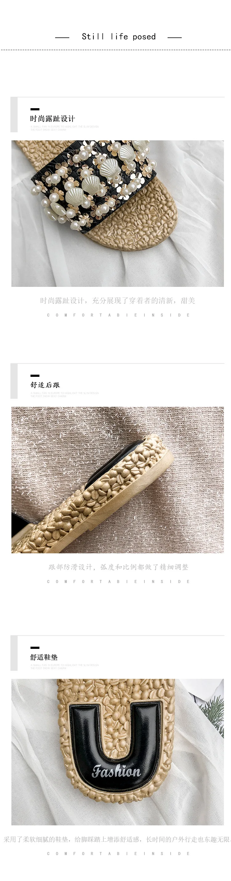 YIXIE2019 Новая Летняя женская обувь сандалии и шлепанцы модные дикие сандалии и шлепанцы повседневные пляжные женские Тапочки