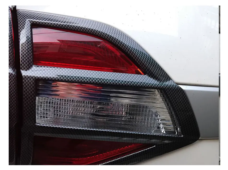 YCSUNZ ABS детали для отделки автомобиля УГЛЕРОДНЫЙ Задний фонарь led Накладка на заднюю фару аксессуары для Ford Everest Endeavour