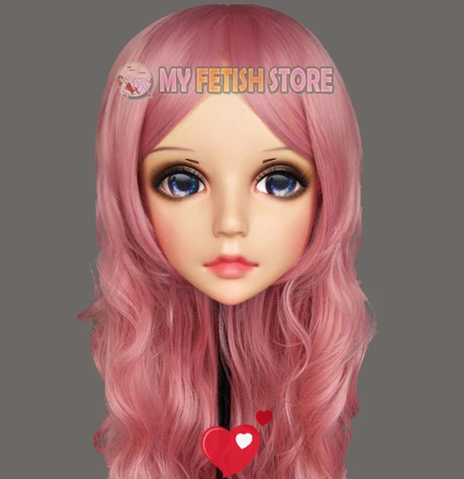 (Hua 01) женский сладкий девушка Смола половина головы кигуруми BJD глаза Crossdress