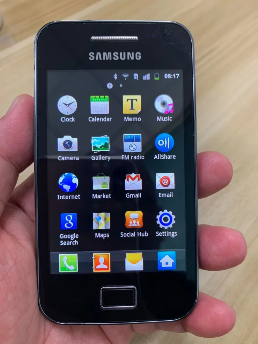 Горячая распродажа~ S5830 samsung Galaxy Ace S5830 разблокированный S5830i Android 3,5 ''5MP wifi gps разблокированный мобильный телефон