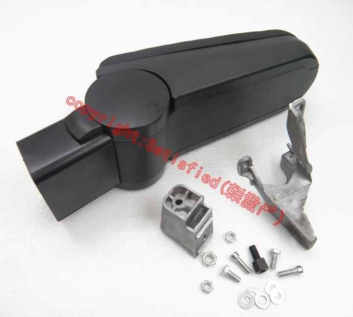 Черный подлокотник из искусственной кожи для VW Jetta MK4 Bora Golf 1999 2004|armrest leather|armrest