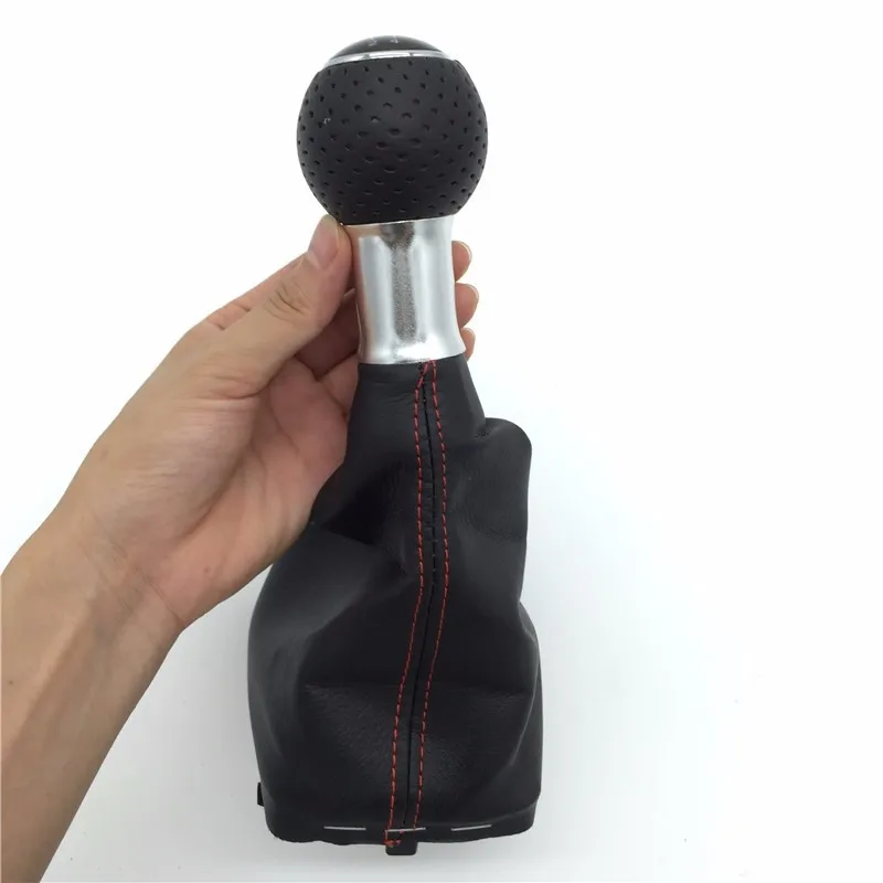 23 мм 5/6 ручка переключения скоростей Gaiter Boot Рычажная ручка головка рукоятки крышка автомобиля Стайлинг Аксессуары для Audi A3 8L 2001-2003