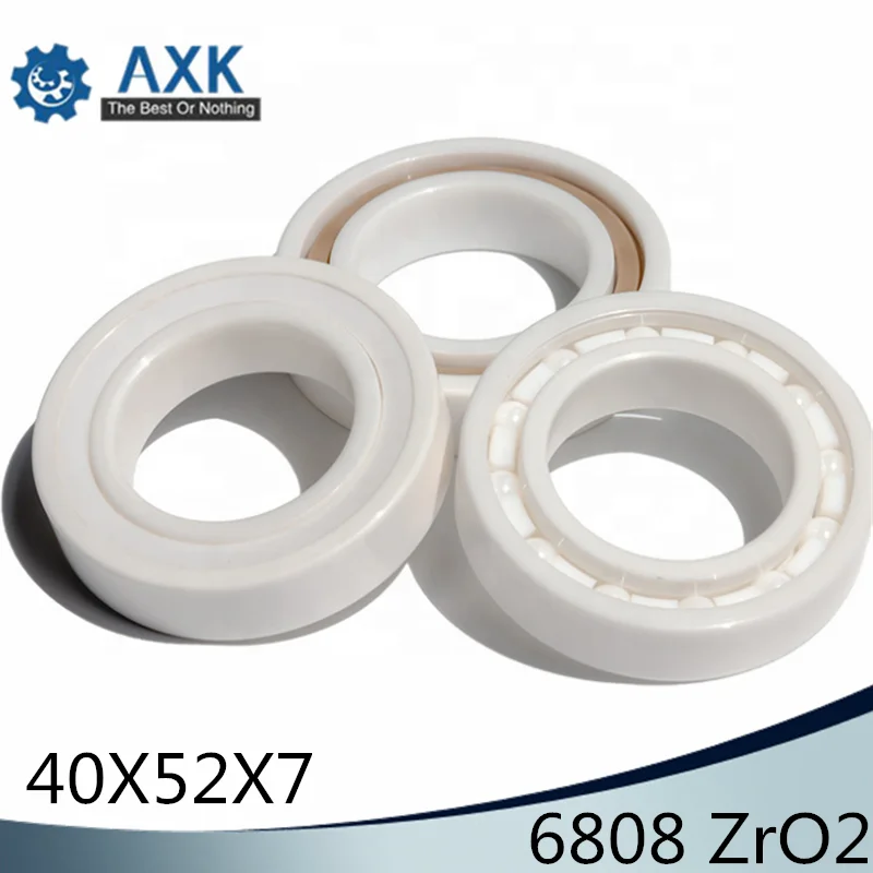 6808 Full Ceramic Bearing ( 1 PC ) 40*52*7 mm ZrO2 Material 6808CE All Zirconia Ball Bearings | Обустройство дома