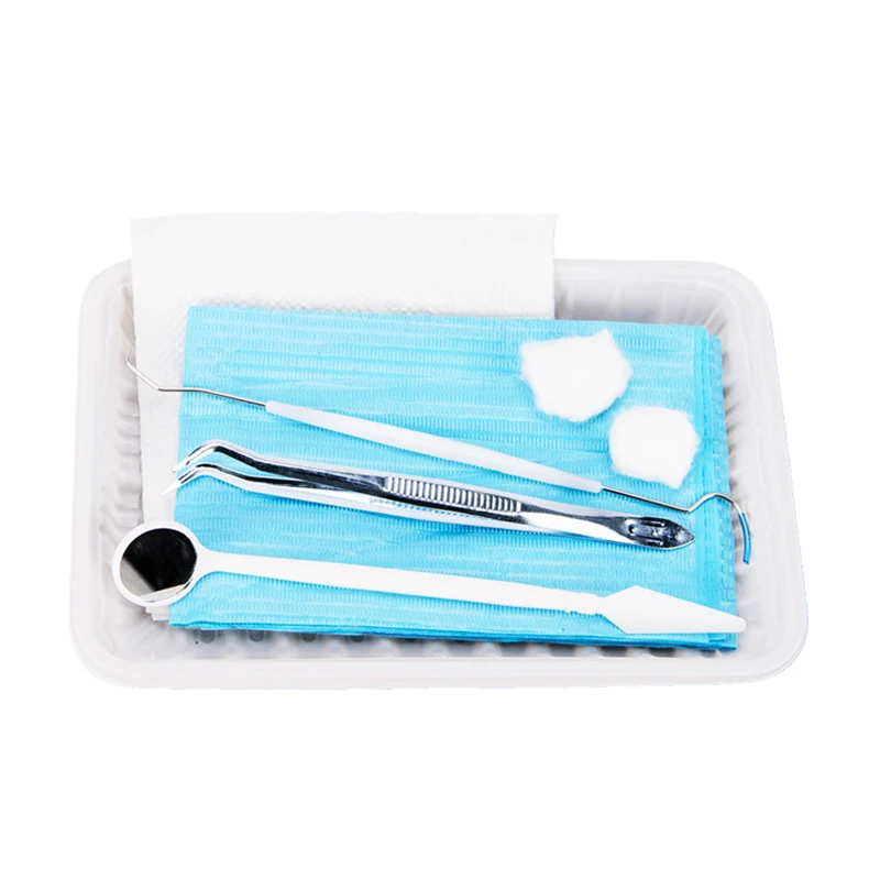 10 комплектов одноразовый набор для осмотра полости рта стоматологический