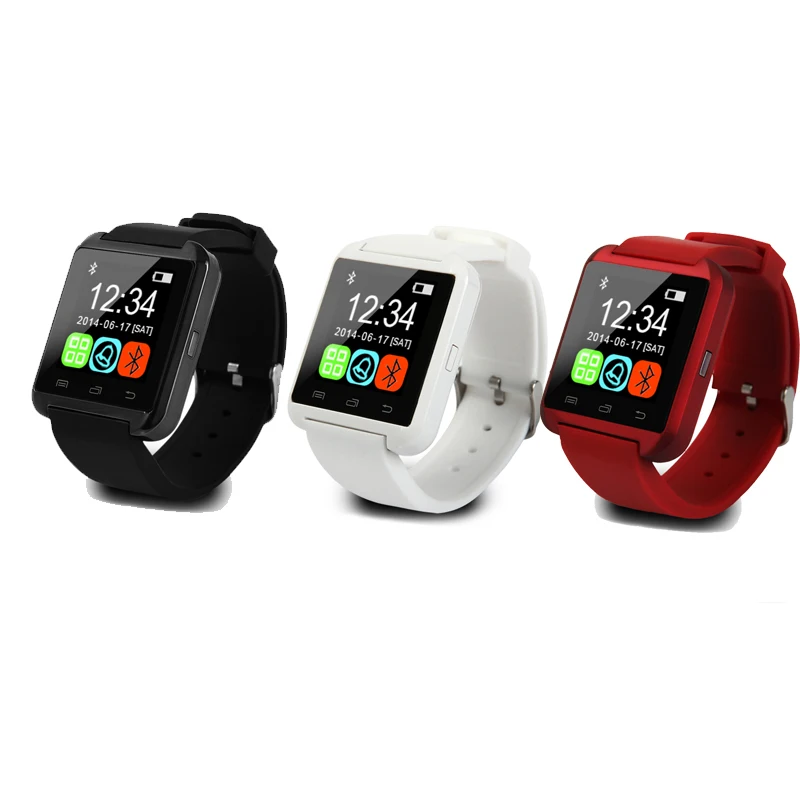 

Bluetooth U8 Smart Watch Mens Sports Smartwatch Women Pedometer Phone Call Music Player Camera Relogio for Android