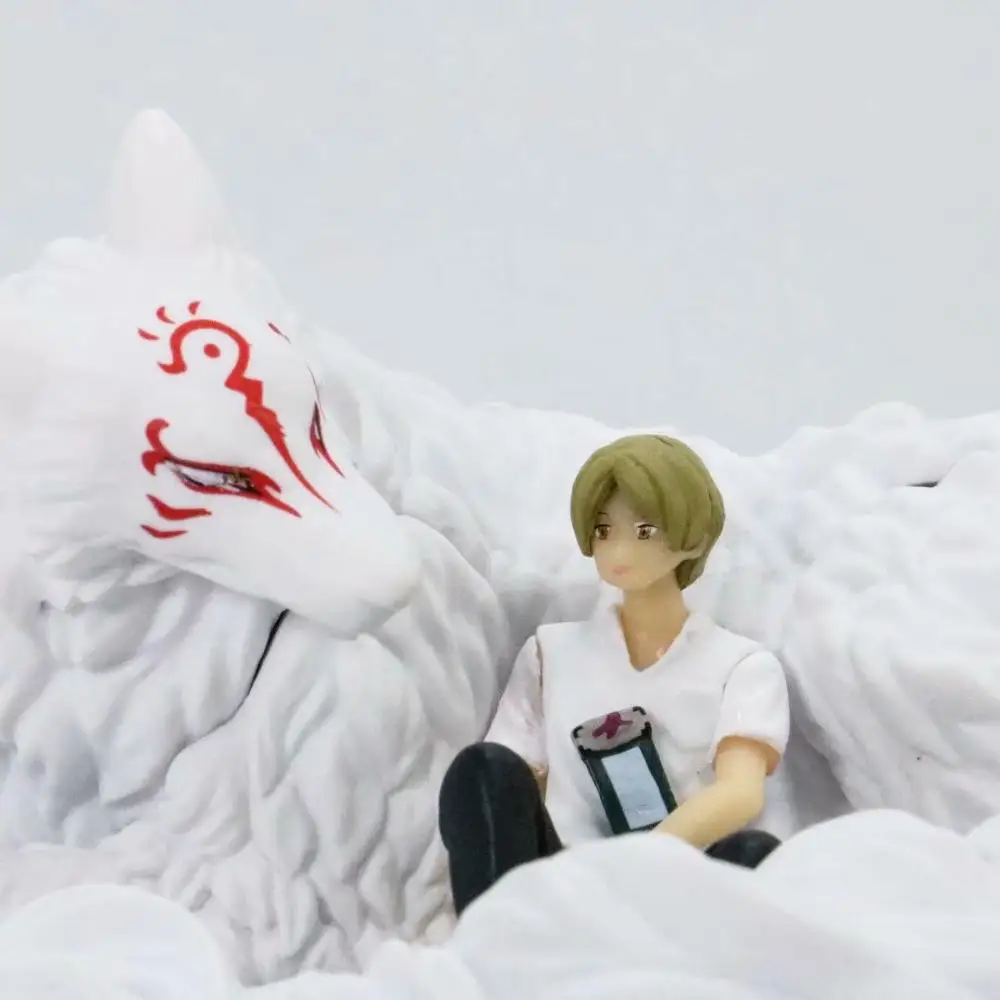 Anime 8CM Natsume Yuujinchou Figure Takashi &amp Madara Nyanko Sensei PVC Collectible Model Toy | Игрушки и хобби