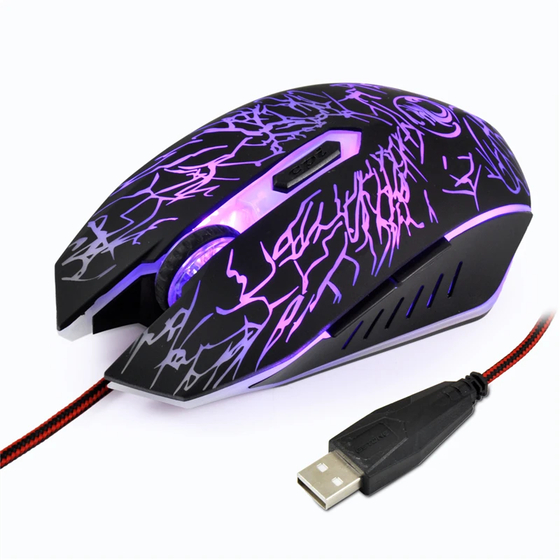 IMice оптическая игровая мышь 6 кнопок 1600 dpi X5 профессиональная проводная для