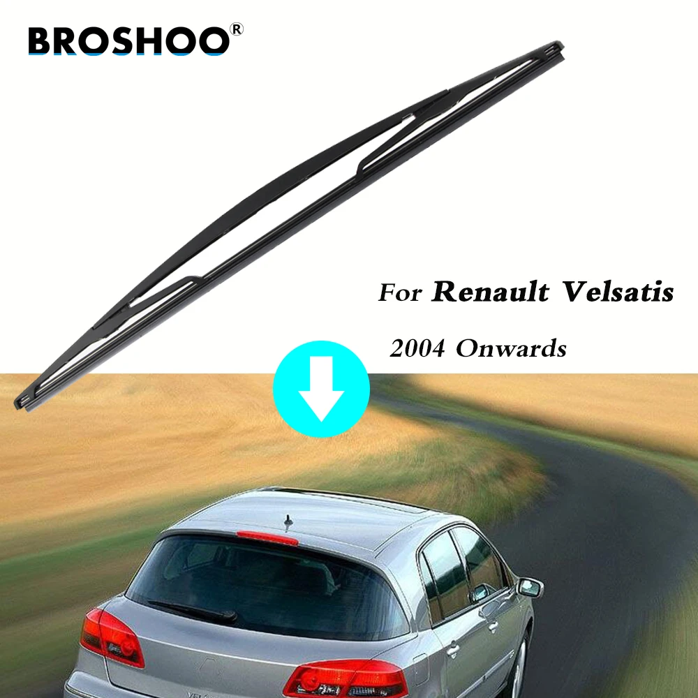 

BROSHOO Car Rear Wiper Blades Back Windscreen Wiper Arm For Renault Velsatis (2004 Onwards) 410mm,Windshield Auto Styling