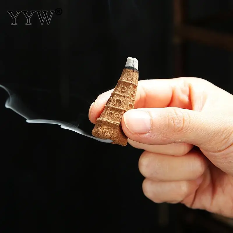 35 шт./кор. уд духи башня рефлюксный Ладан конусов обратного Ладан wierook конусов регулирующий эмоции Применение в Офис teaho Применение
