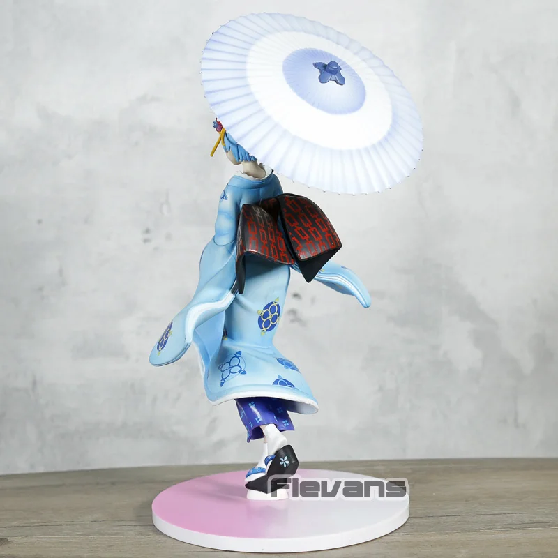 Аниме Re:Zero kara Hajimeru Isekai Seikatsu Rem Ukiyo e Dress Ver. Фигурка кукла из ПВХ Коллекционная модель