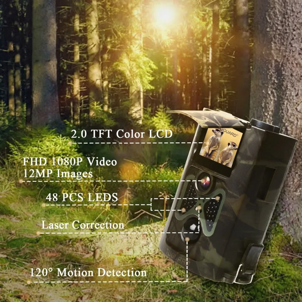 HC550A 16MP 1080 P HD Дикая камера фото ловушки Охота trail призрак олень лес wildcamera Лазерная