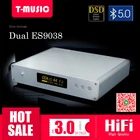 Декодер Hi-Fi Dual ES9038PRO, работающий на коже, Bluetooth 5,0, DAC декодер с двумя зернами, поддержка DSD256PCM384K