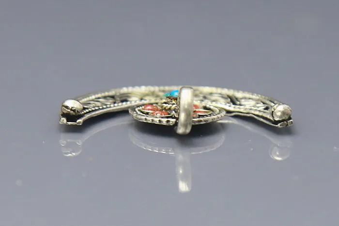 Ручная работа медные Подвески в виде Солнца и Луны тибетские тотемы Amulets TBP202|amulet