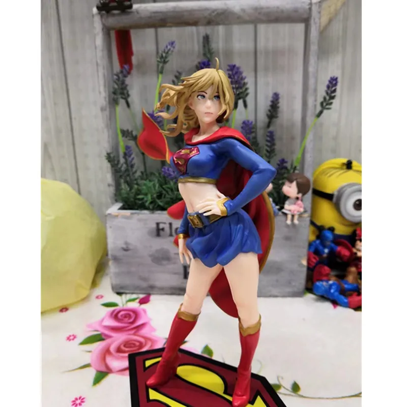 Лига Справедливости DC Comics Super Ragazze Supergirl Figura Bambola del PVC экшн-фигурка Коллекционная
