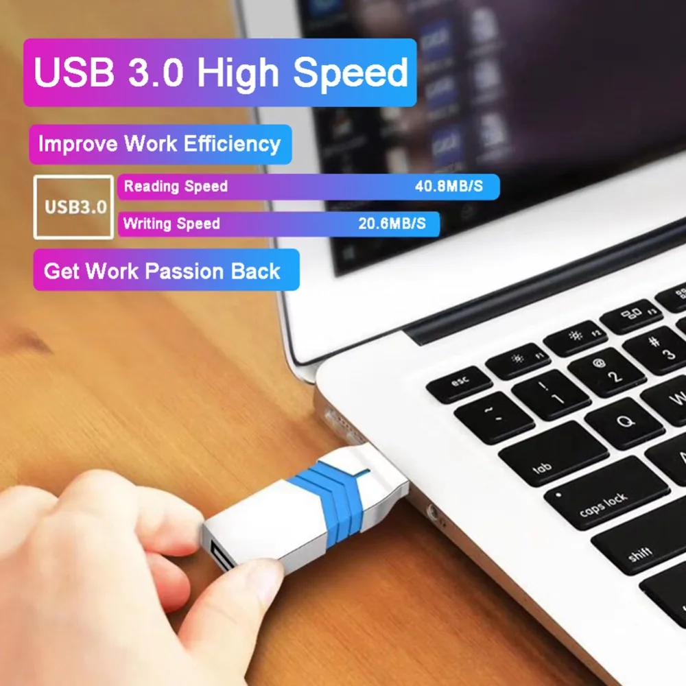 Новое поступление USB флеш накопитель для iphone ipad металлическая Флэшка с разъемом