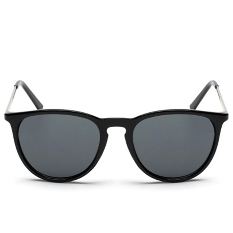 Женские круглые солнцезащитные очки Oculos De Sol Femininos брендовые металлические
