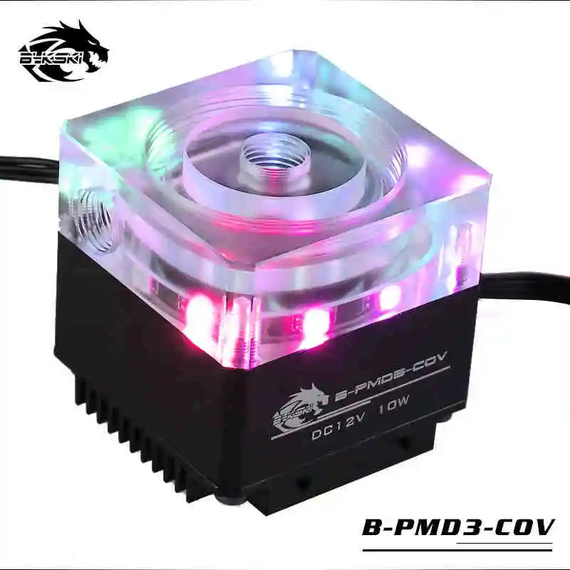 Bykski DDC насос PWM Speed ADJ. head 6 метров потока 600 л/ч водяное охлаждение B PMD3 COV|meter flow|water