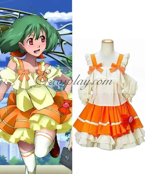Платье Macross Frontier Ranka Lee костюм для косплея E001|cosplay costume|dress cosplaymacross frontier |