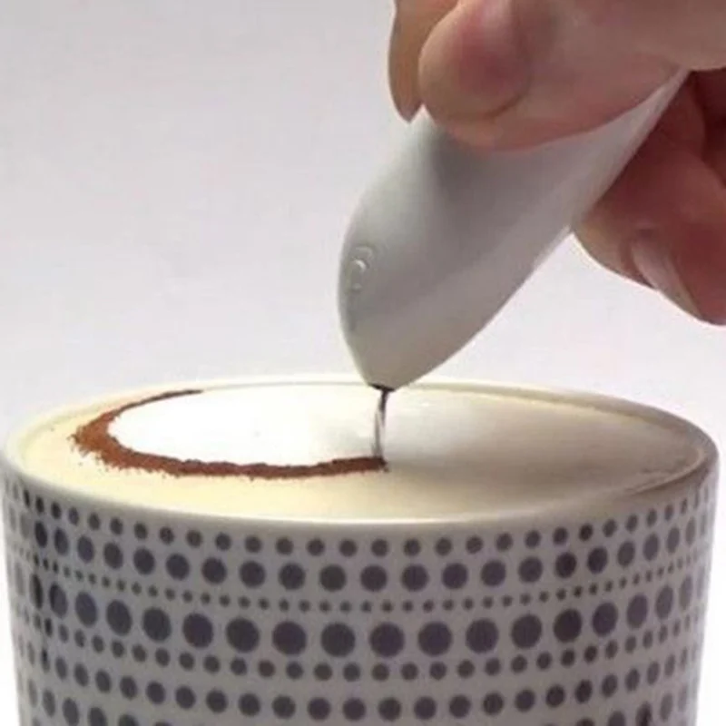 Electrical Latte Art Pen for Decoration Coffee Carving Baking Pastry Tools Cake Spice | Дом и сад