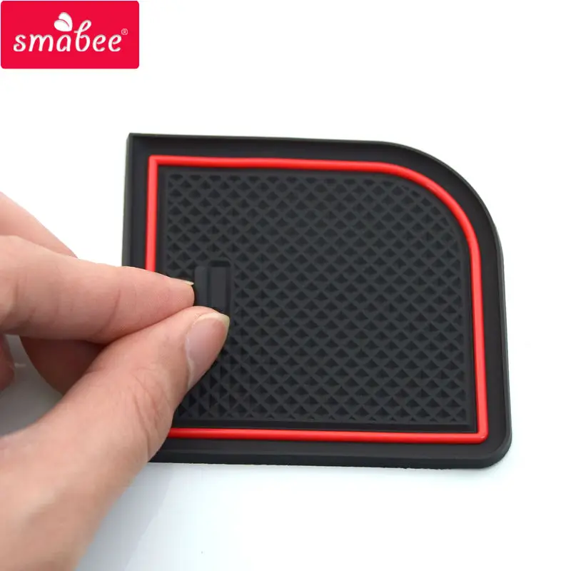 

Smabee Gate Slot Mats For TOYOTA CAMRY 7 2014 - 2016 Accessories Door Pad Cup Holder Non-Slip CAMRY7 Rubber Coaster Car Styling
