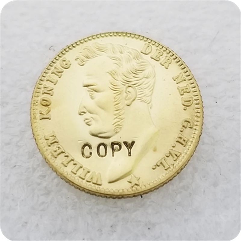 1826 1827 Нидерланды 5 Gulden Willem I копия монет|Безвалютные монеты| |